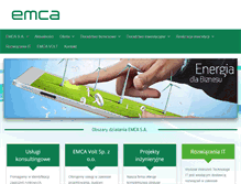 Tablet Screenshot of emca.pl